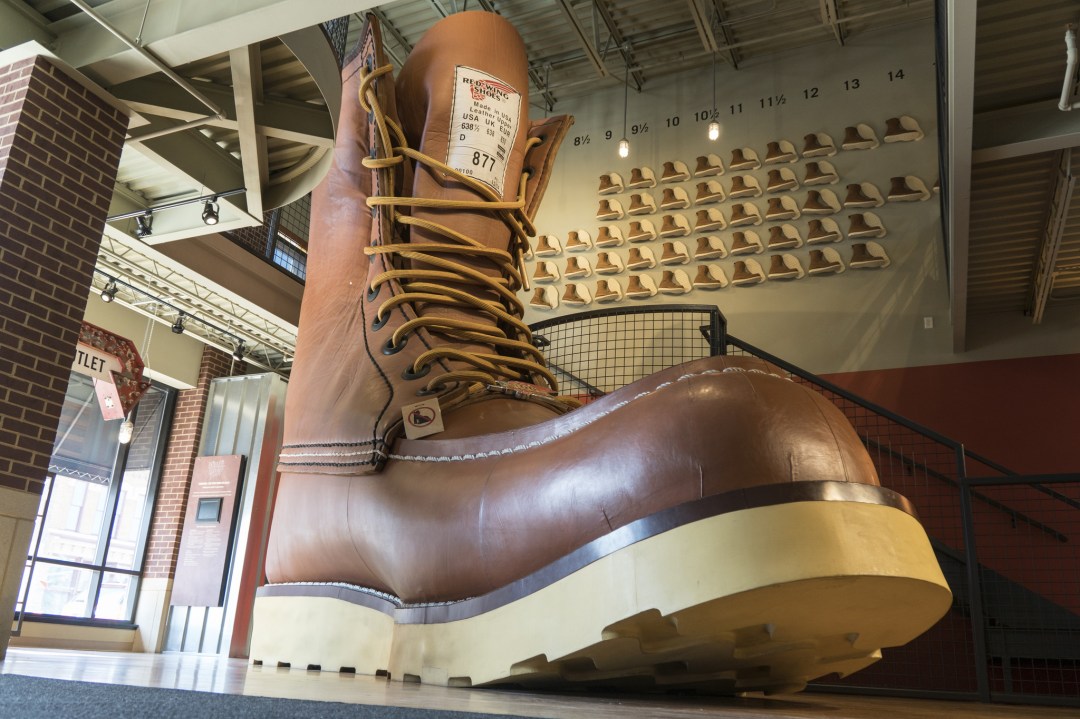 World's Largest Boot in Red Wing