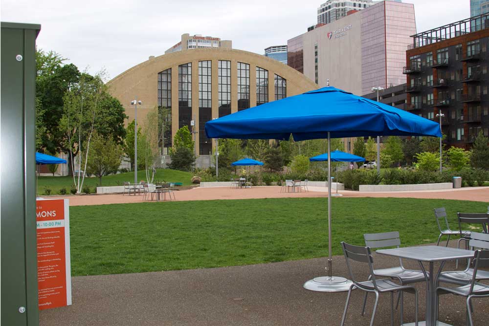 The western portion of Downtown East Commons in downtown Minneapolis.