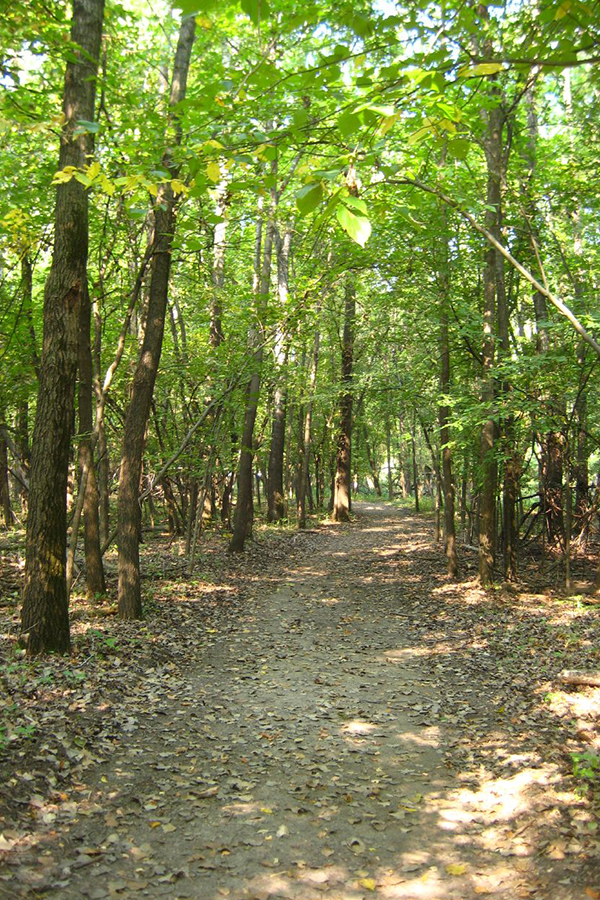 Pike Island Trail at Fort Snelling State Park in St. Paul, Minnesota.