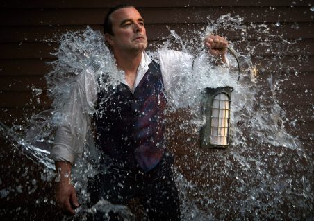 William Clark. Ishmael - Jungle Theater 2018 Season Photo by William Clark, courtesy of Jungle Theater. Jack Weston is Ishmael (and every other character) in Leo Geter's take on Moby Dick.