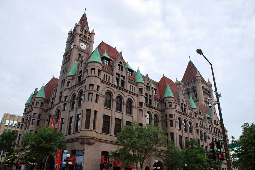 The Landmark Center in St. Paul. One of St. Paul's historic places.