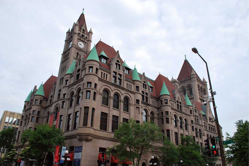 The Landmark Center in St. Paul. One of St. Paul's historic places.
