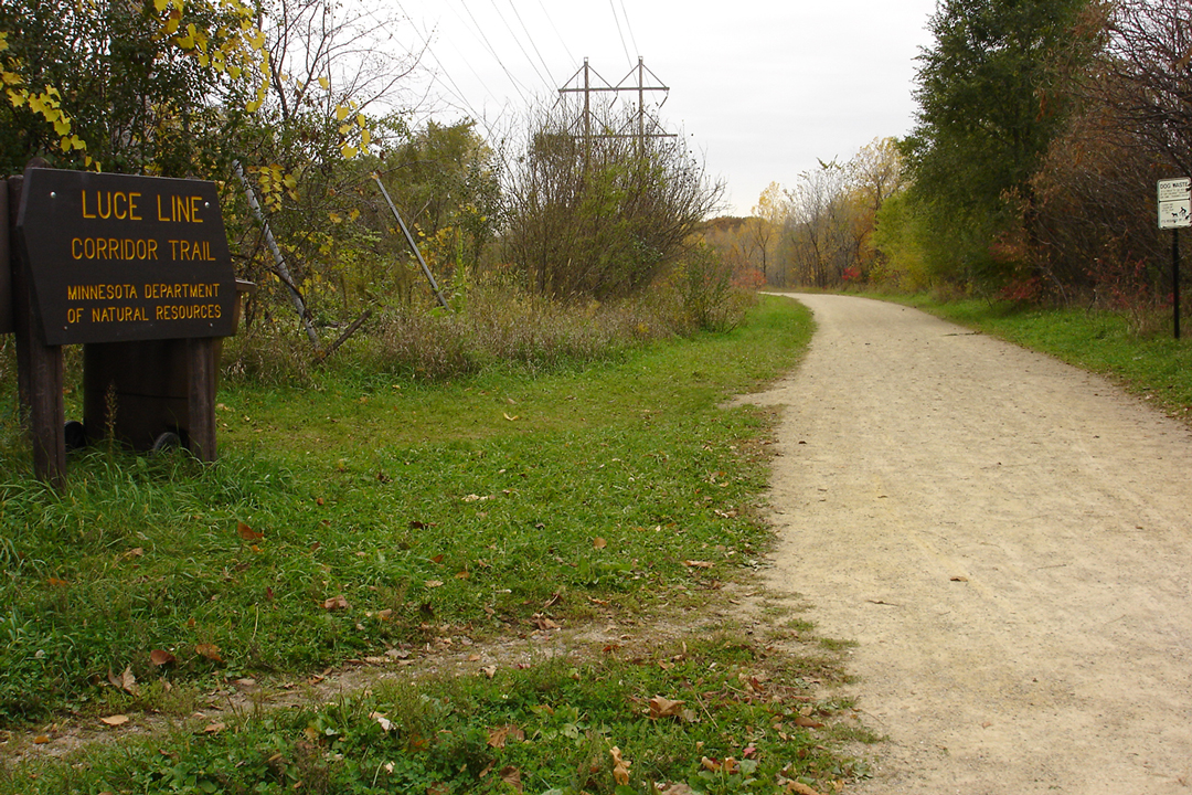 Luce Line Trail in Minneapolis, Minnesota.